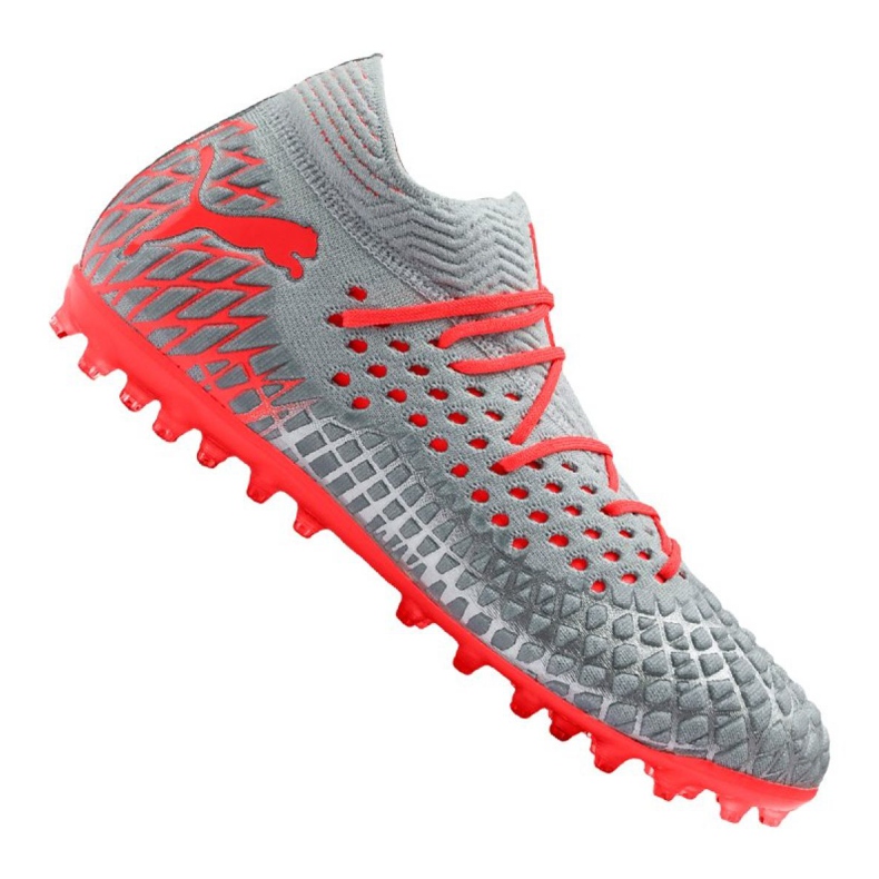 Buty piłkarskie Puma Future 4.1 Netfit Mg M 105678-01 wielokolorowe szare