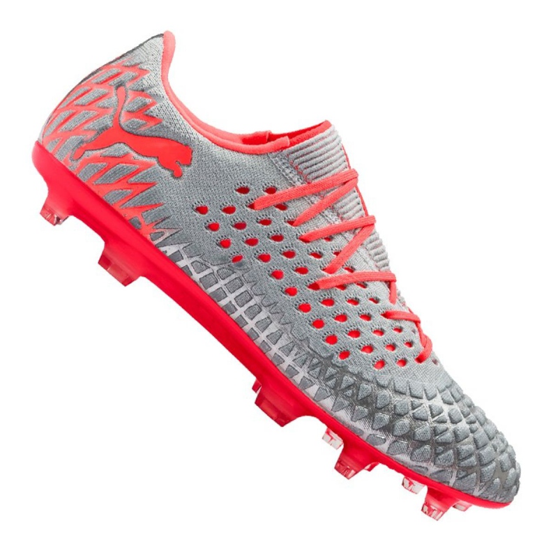 Buty piłkarskie Puma Future 4.1 Netfit Low Fg / Ag M 105730-01 wielokolorowe szare