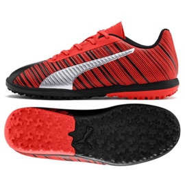 Buty piłkarskie Puma One 5.4 Tt Jr 105662 01 wielokolorowe czerwone