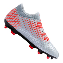 Buty piłkarskie Puma Future 4.4 Fg / Ag Jr 105696-01 wielokolorowe szare