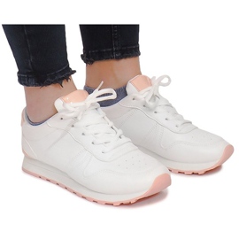 Sportowe Trampki H7220 Biały białe