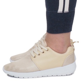 Złote Sportowe trampki złoty