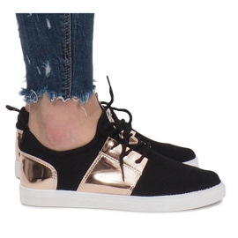 Czarne Sportowe Trampki Jovite