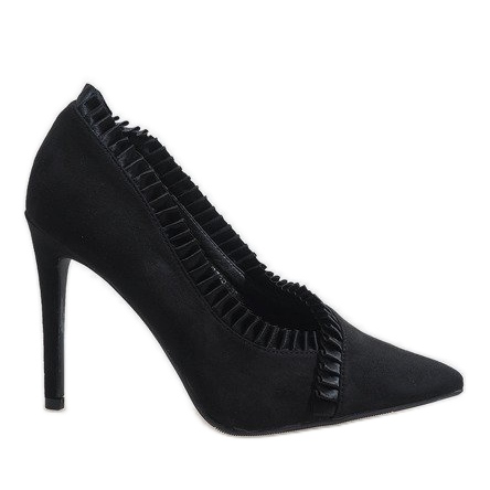 Czarne klasyczne szpilki C72P