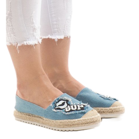 Niebieskie espadryle L-1047