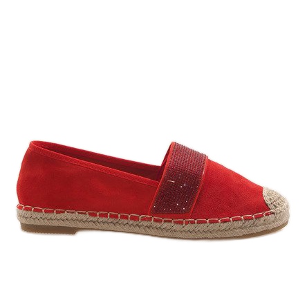 Czerwone espadryle 6548
