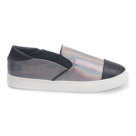 Tenisówki Slip On 021 Szary szare