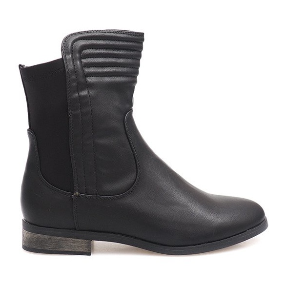 Ocieplane Botki Klasyczne CN711 Czarny czarne