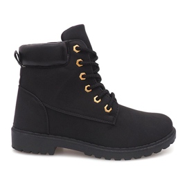 Timberki Trapery 6612 Czarny czarne