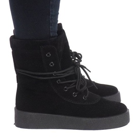 Botki Creepersy 982-PA Czarny czarne