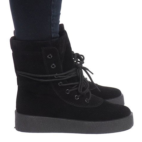 Botki Creepersy 982-PA Czarny czarne