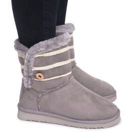 Czarne Eskimoski 89-67 Szary szare