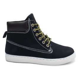 Sportowe Botki 991 Czarny czarne