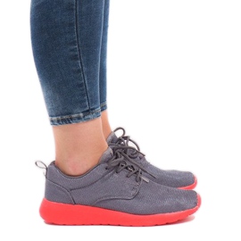 Szare sportowe trampki RS-82516-4W