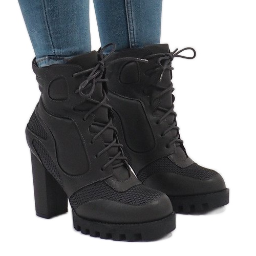 Szare botki na słupku ocieplane 9132-5