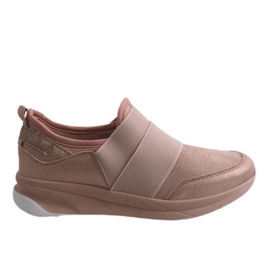 Różowe modne obuwie sportowe X-9732