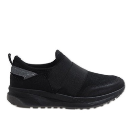 Czarne modne obuwie sportowe X-9732