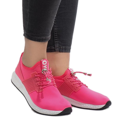 Różowe obuwie sportowe 499-Y