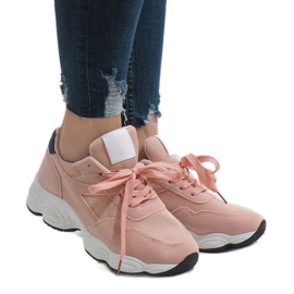 Różowe buty sportowe E-102