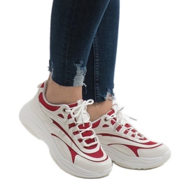 Białe modne obuwie sportowe BO-15