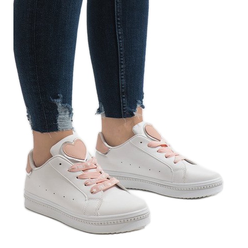 Białe trampki H99-36