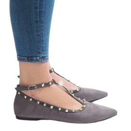 Szare balerinki 127-13