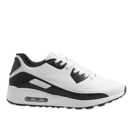 Czarne obuwie sportowe Z2014-4 białe