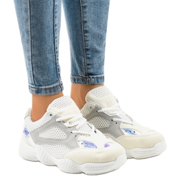 Białe buty sportowe MS522-9