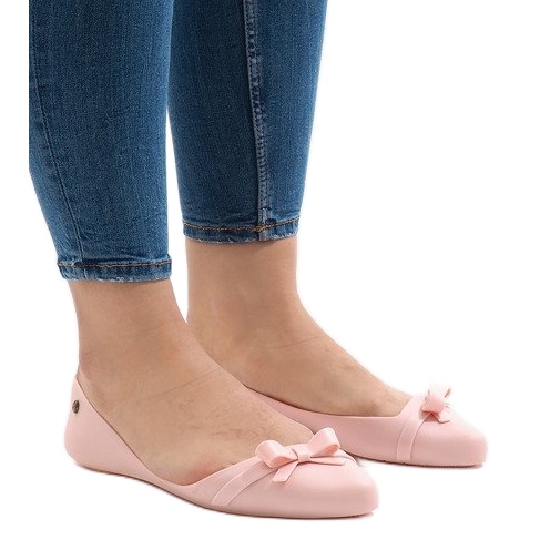 Różowe balerinki JX1018-6