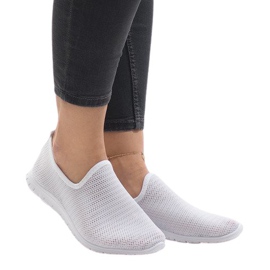 Białe obuwie sportowe 909-17