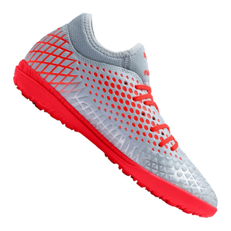 Buty piłkarskie Puma Future 4.4 Tt M 105690-01 wielokolorowe szare