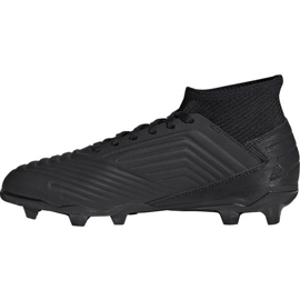 Buty piłkarskie adidas Predator 19.3 Fg Jr G25794 czarne czarne