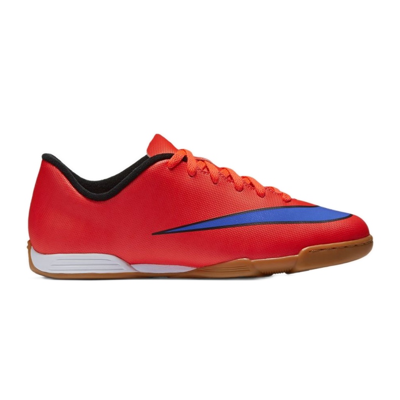 Buty piłkarskie Nike Mercurial Vortex Ii Ic Jr 651643-650 czerwone czerwone