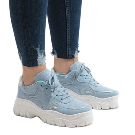 Niebieskie buty sportowe HX999