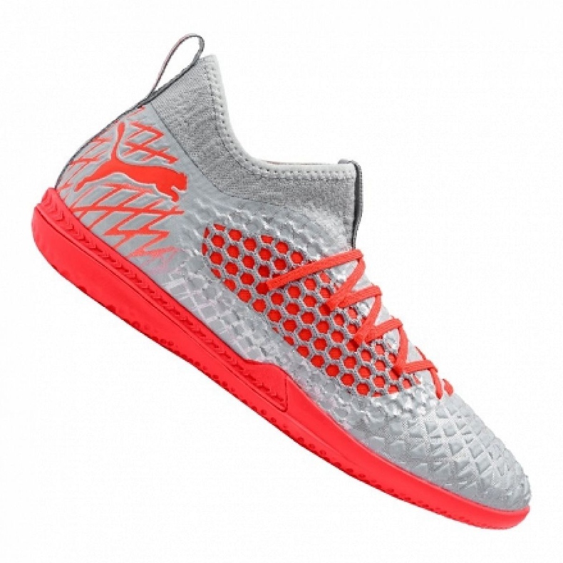 Buty halowe Puma Future 4.3 Netfit It M 105686-01 wielokolorowe szare