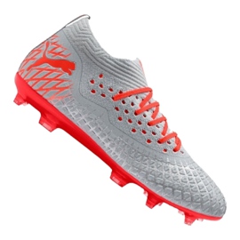 Buty piłkarskie Puma Future 4.2 Netfit Fg / Ag M 105611-01 wielokolorowe szare