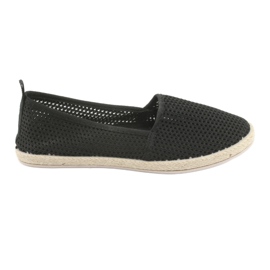 Espadryle z siateczki czarne JX1029 Black
