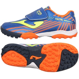 Buty piłkarskie Joma Tactil 904 Tf Jr TACW.904.TF wielokolorowe niebieskie