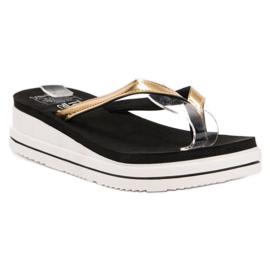 SHELOVET Japonki Na Koturnie czarne