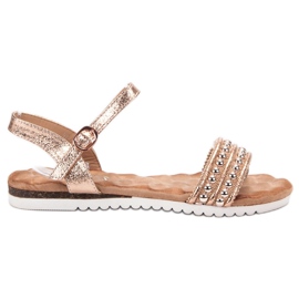 Emaks Wygodne Sandały Damskie żółte