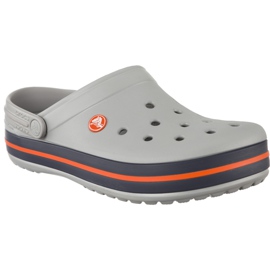 Crocs Crocband Light Grey Navy szare