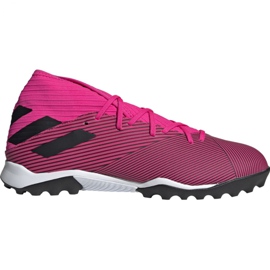 Buty piłkarskie adidas Nemeziz 19.3 Tf M F34426 różowe czarne
