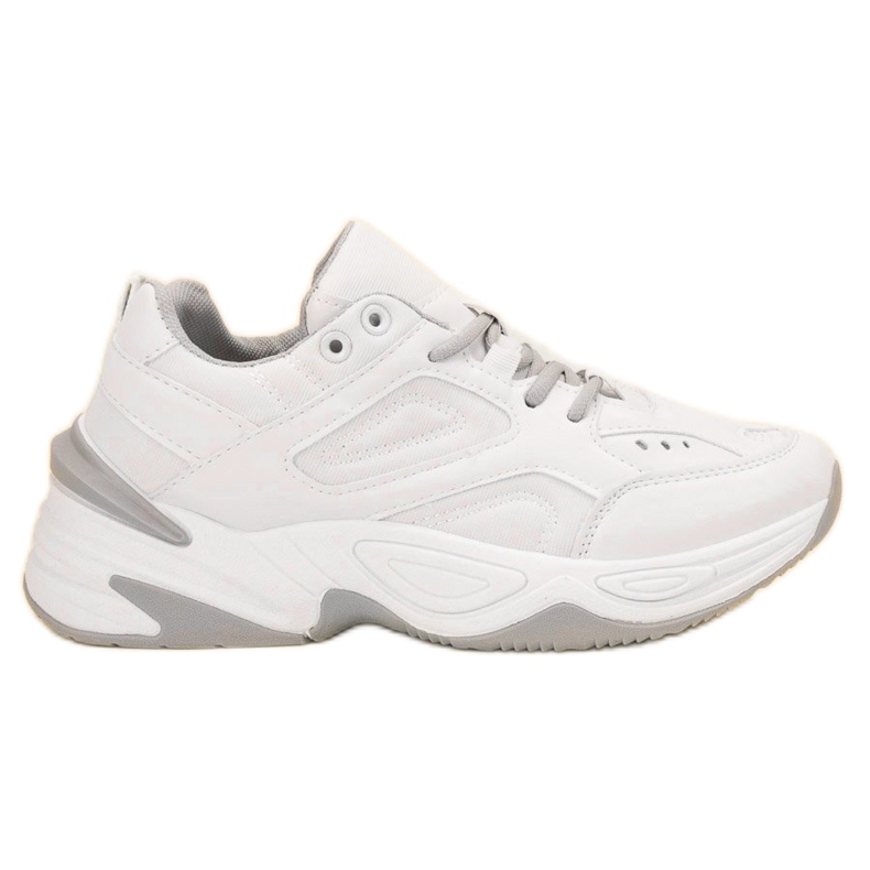 SHELOVET Białe Sneakersy