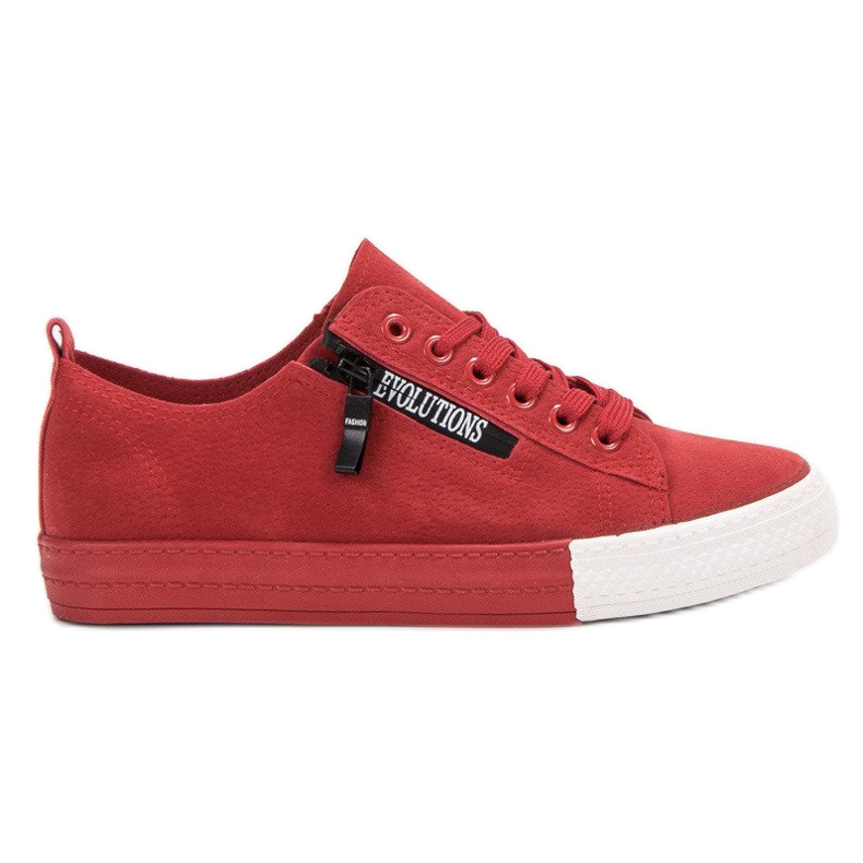 SHELOVET Czerwone Trampki