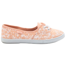 Tenisówki Ze Wzorem VICES białe pomarańczowe