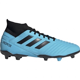 Buty piłkarskie adidas Predator 19.3 Fg M F35593 niebieskie