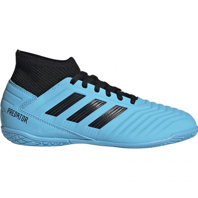 Buty piłkarskie adidas Predator 19.3 In Jr G25807 niebieskie