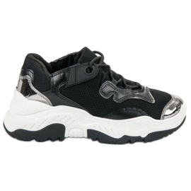 Small Swan Czarne Sneakersy Damskie