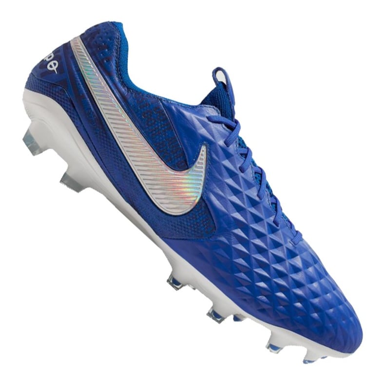 Buty piłkarskie Nike Legend 8 Elite Fg M AT5293-414 niebieskie niebieskie