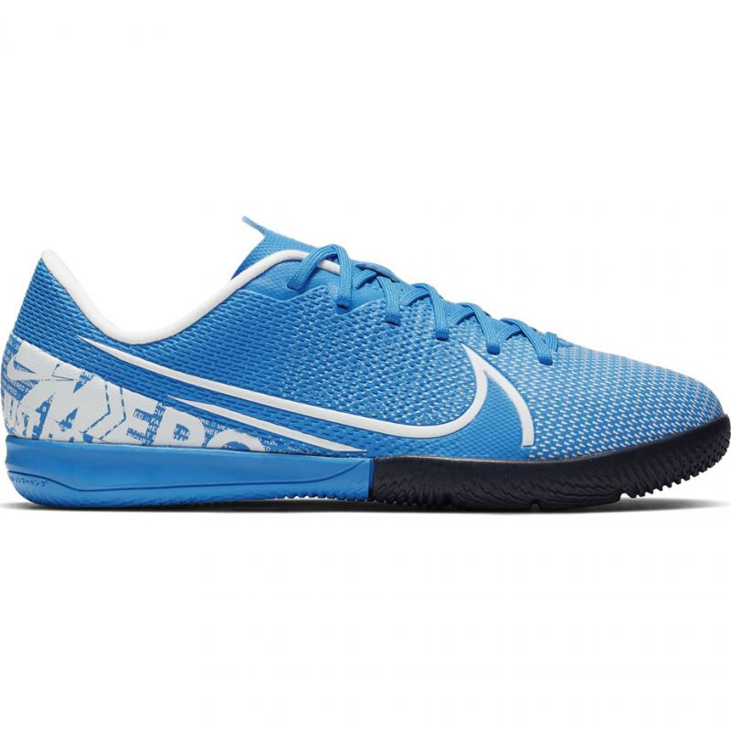 Buty piłkarskie Nike Mercurial Vapor 13 Academy Ic Jr AT8137-414 niebieskie niebieskie